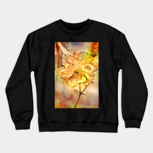 Amber Dream Columbine Flower Crewneck Sweatshirt